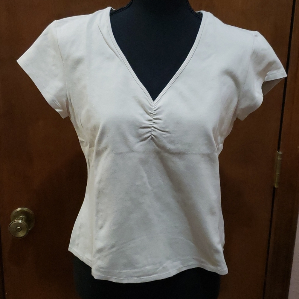 Fashion Bug Stretch Beige t-shirt L